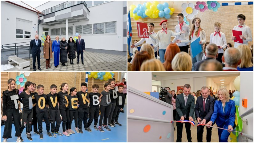 FOTO Otvorena dograđena Područna &scaron;kola Strmec Podravski i nova &scaron;kolska sportska dvorana