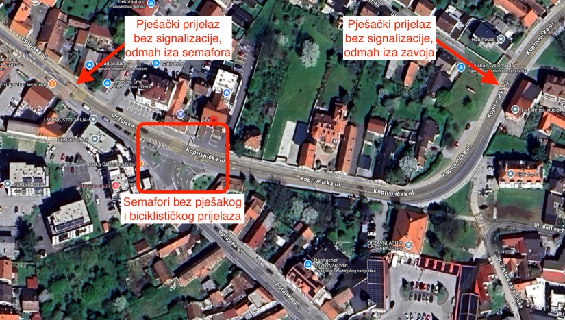 POKRENULI PETICIJU Stanari na križanju Optujske i Koprivničke traže izvedbu sigurnijeg pje&scaron;ačkog prijelaza
