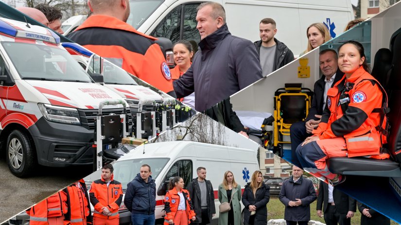 FOTO Predstavljena nova vozila i medicinska oprema Nastavnog zavoda za hitnu medicinu