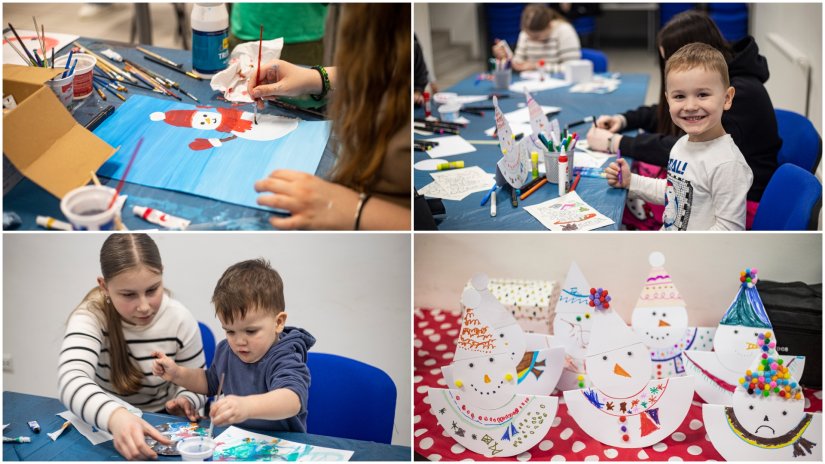Održana zimska likovno-kreativna radionica &bdquo;Rasplesani snjegović&ldquo; u Vinici