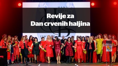FOTO/VIDEO: Crvenim i žutim haljinama protiv moždanog udara i raka vrata maternice u varaždinskoj Areni