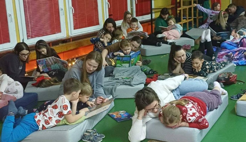 FOTO U Dječjem vrtiću Varaždin potiču čitanje, održan i "Pidžama party uz slikovnice"!