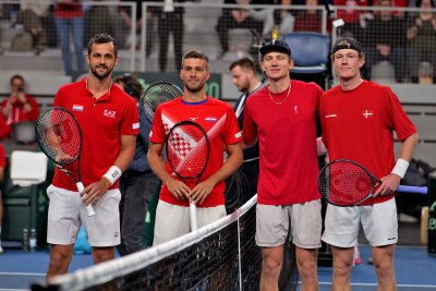 FOTO Pobjedama Pavića i Mektića u paru i Prižmića u singlu pro&scaron;li Dansku u Davis Cupu