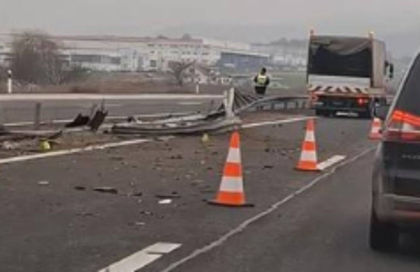 Prometna nesreća na autocesti Zagreb - Varaždin, kod Brezničkog Huma