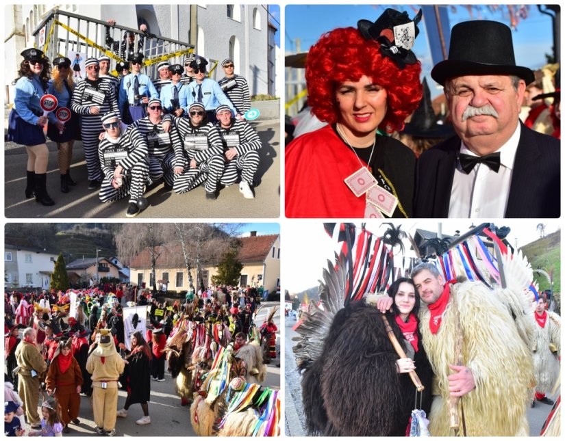 FOTO VIDEO Oko tisuću sudionika i 34 skupine iz Slovenije i Hrvatske na 12. međunarodnom fa&scaron;niku u Cestici