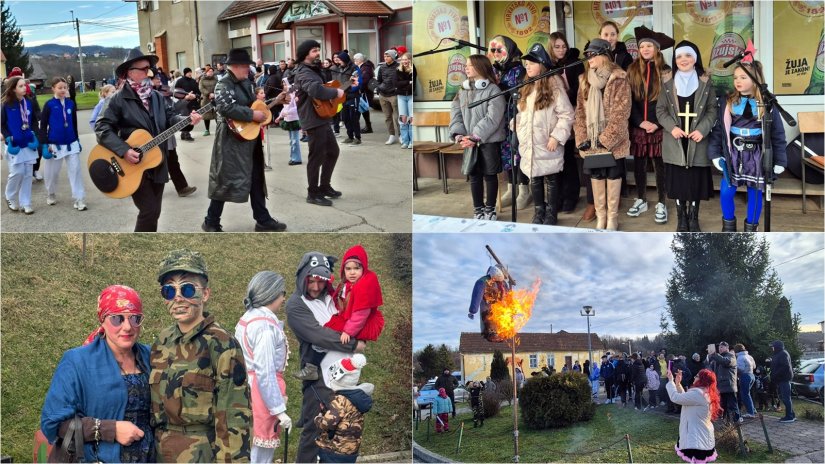 FOTO: Od povorke do izbora najljep&scaron;e dječje maske: Klenovnik živio u fa&scaron;ničkom ritmu