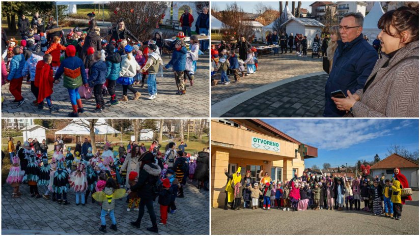 FOTO Male ma&scaron;kare pjevale i plesale u ivanečkome parku, povorka prvi put i u Radovanu