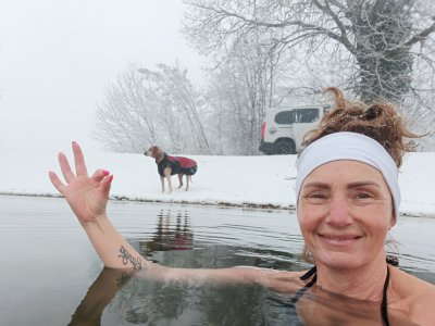 Triatlonka &scaron;alje pozdrave s Motičnjaka: "Bez problema uđem u vodu, vi&scaron;e mi ni dah ne zastane!"