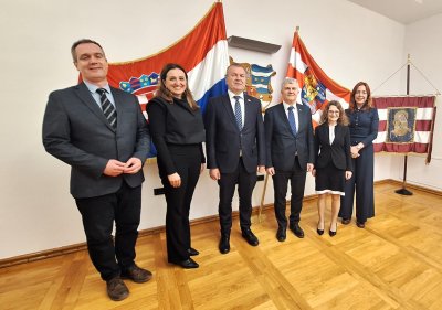 U Županijskoj palači održan prijem za veleposlanika Litve NJ. E. Borisovasa