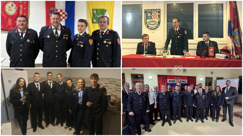 FOTO Vatrogasci temelj sigurnosti Grada Novog Marofa - održane izborne skup&scaron;tine triju DVD-ova