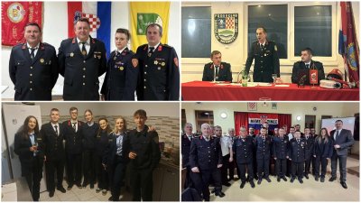 FOTO Vatrogasci temelj sigurnosti Grada Novog Marofa - održane izborne skup&scaron;tine triju DVD-ova