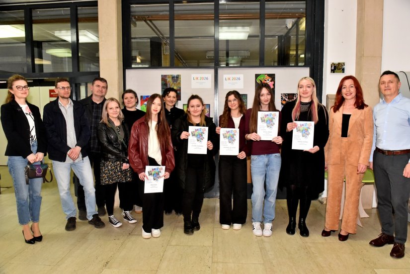 Izloženi najuspje&scaron;niji likovni radovi i progla&scaron;eni pobjednici Županijskog natjecanja LIK 2026.