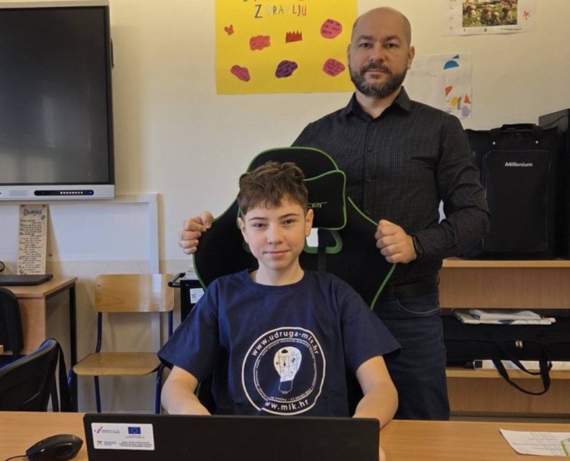 Noa Va&scaron;ak iz O&Scaron; Novi Marof "rastura" Informatiku, ostvario četvrti najbolji rezultat u državi