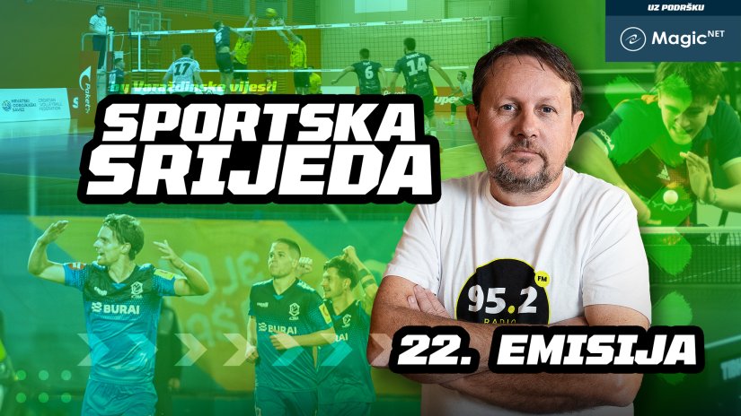 SPORTSKA SRIJEDA #22 - Ivica Đolonga najavio utakmicu sezone, gostovali Luka &Scaron;karičić i Tomislav Crnadak