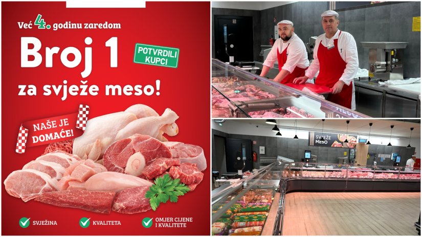 KTC je i dalje uvjerljivo broj 1 u svježem mesu prema zadovoljstvu kupaca, već 4. godinu za redom