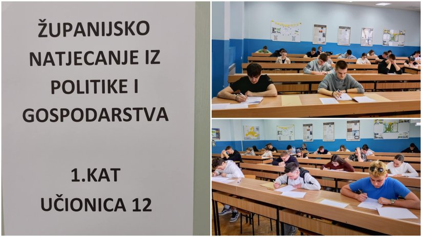 Strojarska i prometna &scaron;kola Varaždin ugostila županijsko natjecanje u politici i gospodarstvu "Pig is Big"