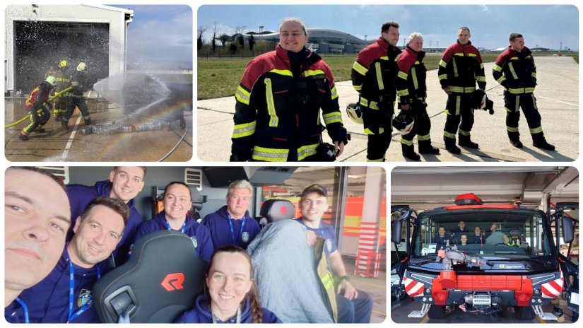 Nova edukacija vatrogasaca iz Varaždinskih Toplica u Zračnoj luci Zagreb