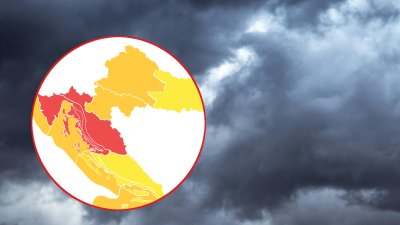 Podignute razine upozorenja; stižu nam olujni vjetar, obilna ki&scaron;a pa i snijeg