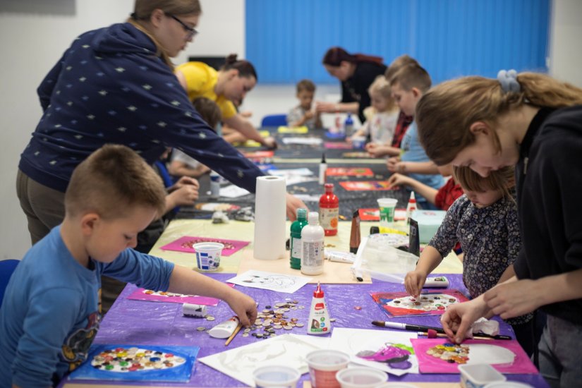 Održana likovno-kreativna radionica "&Scaron;arena jaja" Udruge MAK