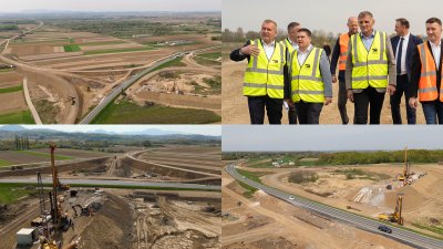 VIDEO/ FOTO Pogledajte radove na izgradnji brze ceste Varaždin&ndash;Ivanec&ndash;Lepoglava&ndash;Krapina