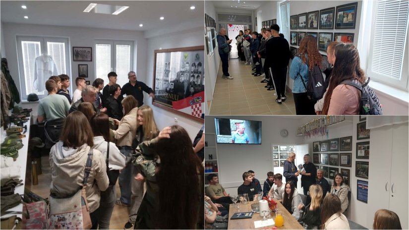 Memorijalni centar Domovinskog rata Ivanec posjetili učenici iz Bednje i Vrbna