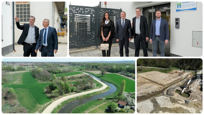 FOTO Uprava Hrvatskih voda sa županom Stričakom o ključnim projektima u Varaždinskoj županiji