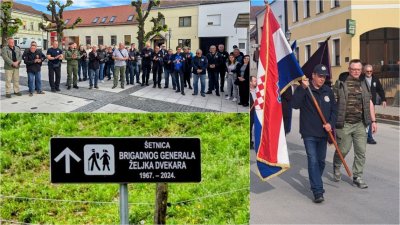 U Varaždinskim Toplicama obilježena godi&scaron;njica otvorenja &Scaron;etnice brigadnog generala Željka Dvekara