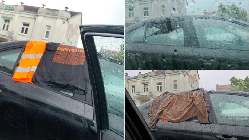 FOTO Ostavio otvoreni prozor na autu usred jake ki&scaron;e, ali uskočio pažljivi prolaznik