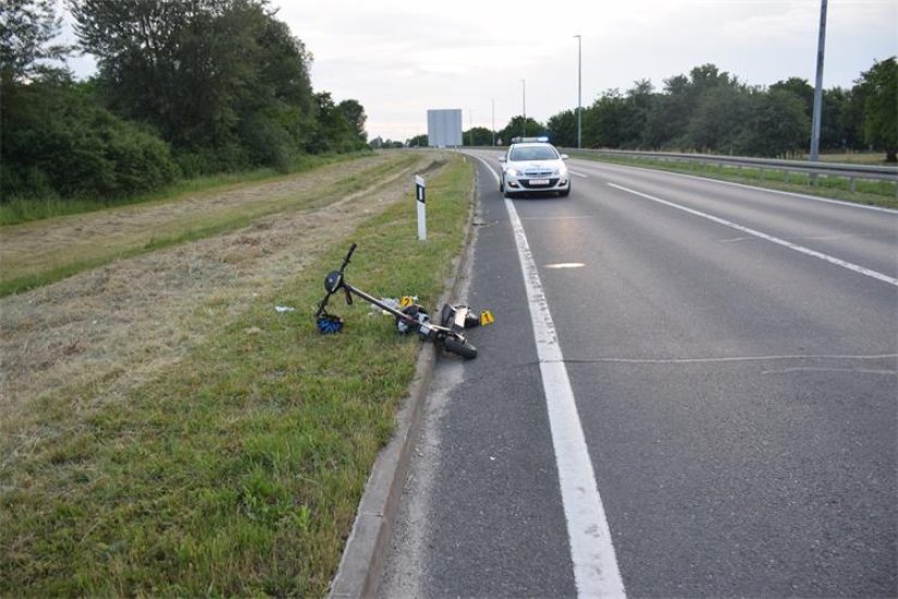 Na južnoj obilaznici pri padu s električnog romobila ozlijeđena putnica