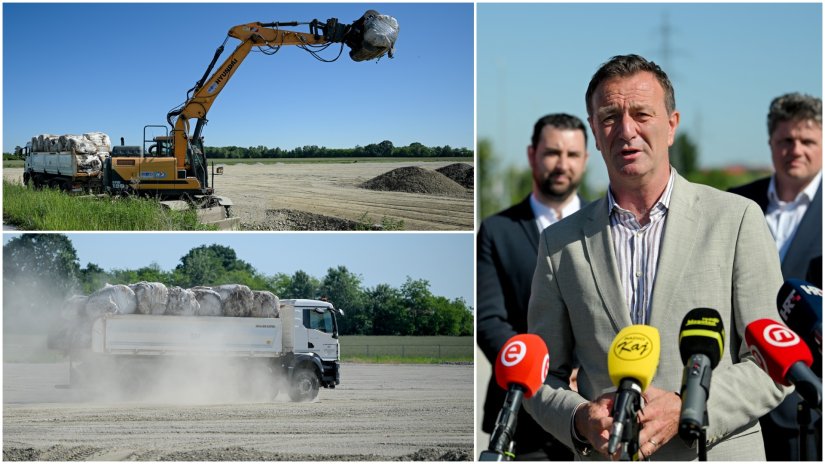 Brezje bez bala: Nakon gotovo dva desetljeća uklonjene posljednje bale otpada s područja Gospodarske zone Brezje u Varaždinu