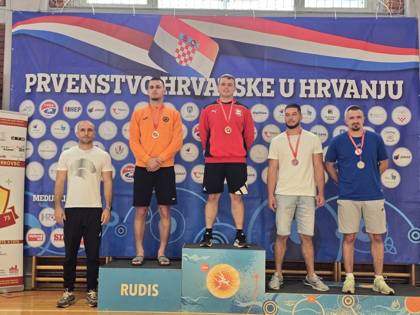 Ivan Ratković prvak Hrvatske u hrvanju slobodnim stilom u kategoriji do 97 kilograma