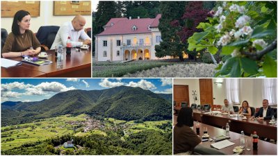 Župan predstavio projekte Arboretuma Opeka i &scaron;pilje Vindija ministrici Vučković i direktoru Balenu