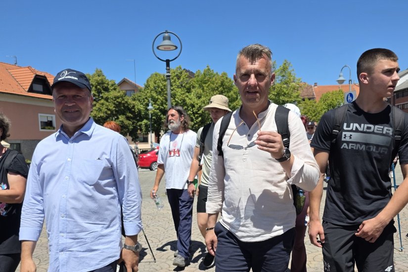 FOTO Varaždinski župan hodočastio do Bistrice: Veliko zadovoljstvo je biti dio ove tradicije