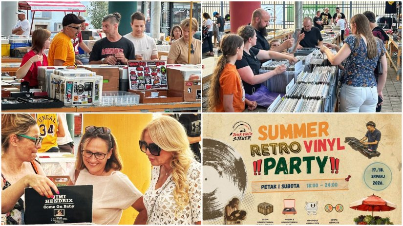 Summer Retro Vinyl Party se vraća na Varaždinski plac: dva dana vinila, nostalgije i vrhunske atmosfere