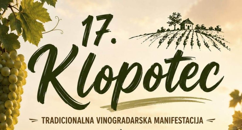Klopotec će ponovno označiti početak dozrijevanja grožđa u Varaždinskim Toplicama