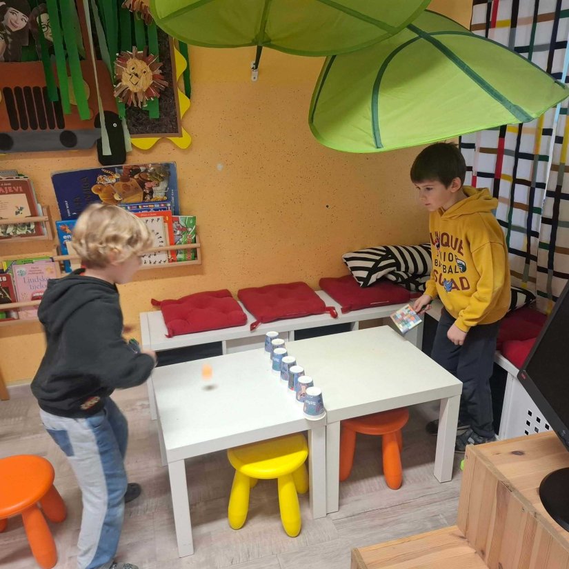 "SERVA ZA BUDUĆNOST" Mali&scaron;ani iz vrtića u Trako&scaron;ćanskoj zavoljeli stolni tenis