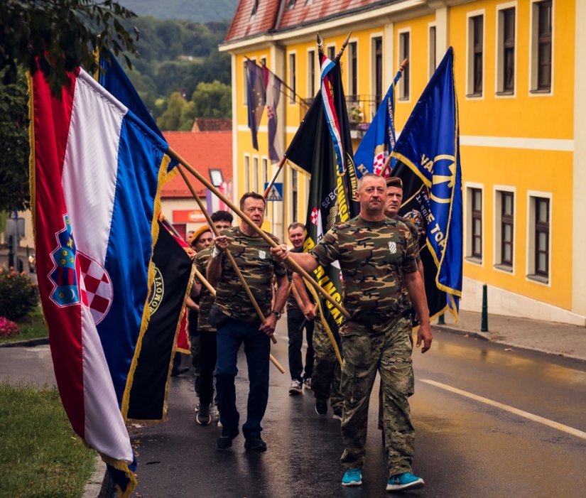 Proslava obljetnice Oluje uz mimohod branitelja u Varaždinskim Toplicama