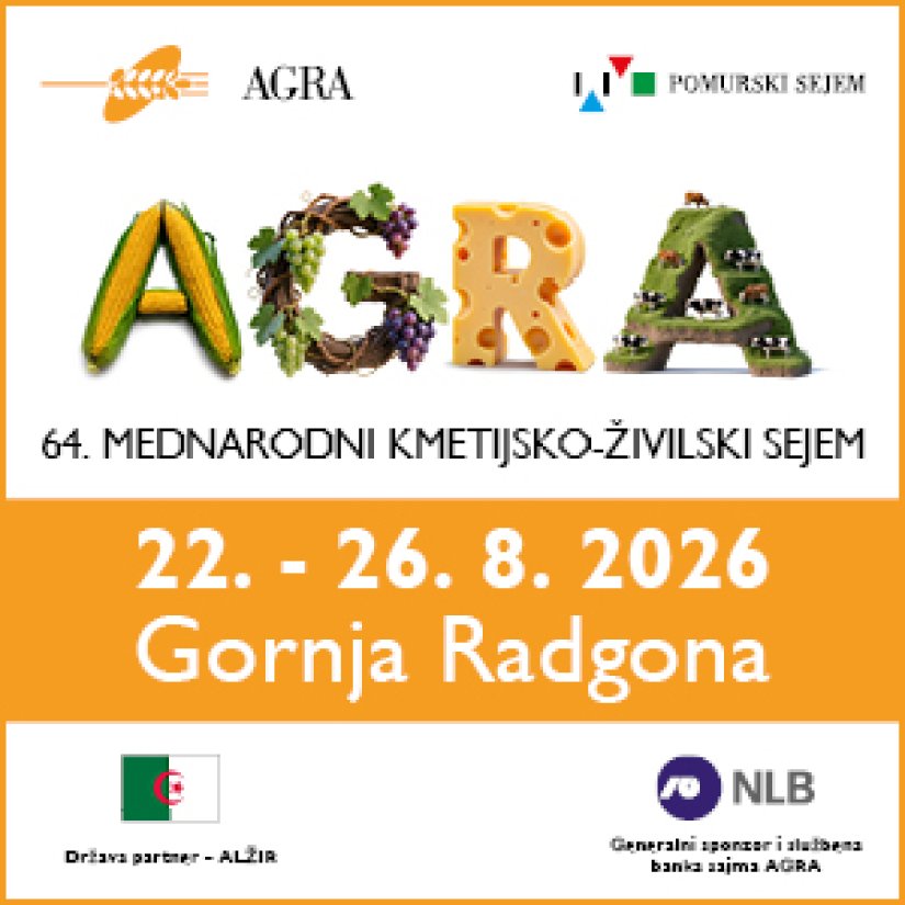 Dobitnici 60 (30x2) ulaznica za 64. AGRA sajam u Gornjoj Radgoni su...