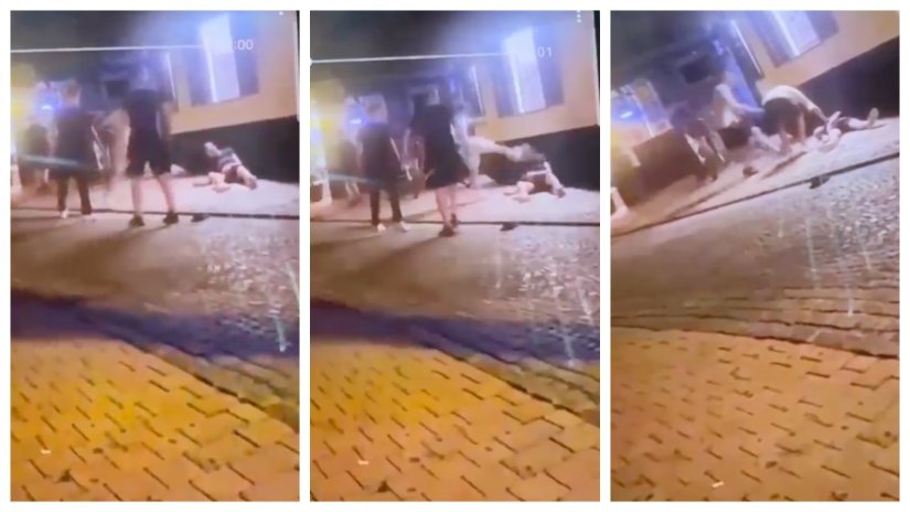Izuzete snimke video kamera nakon &scaron;to su u sredi&scaron;tu Varaždina prebili Ivančana