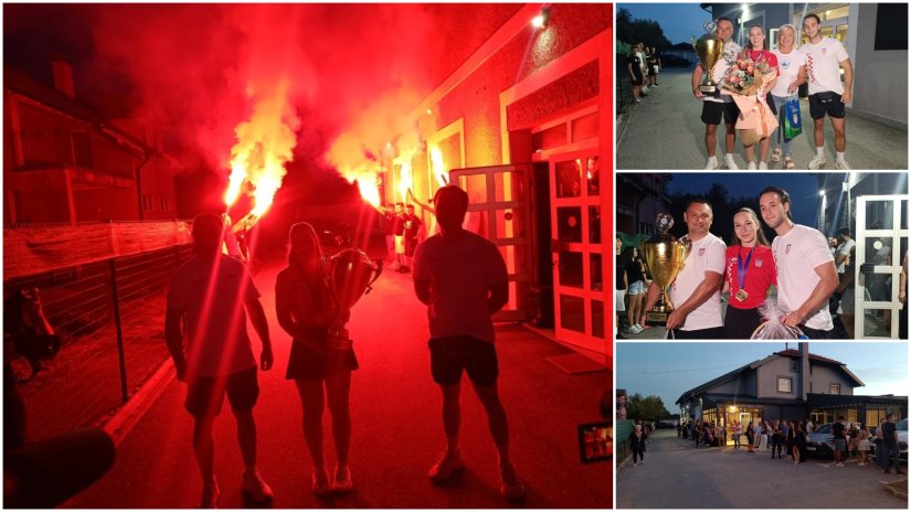 FOTO Brojni mje&scaron;tani, članovi kluba i prijatelji dočekali europsku prvakinju Lorenu Horvat