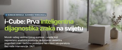 I-VENT Predstavljamo i-Cube; prvu inteligentnu dijagnostiku zraka na svijetu