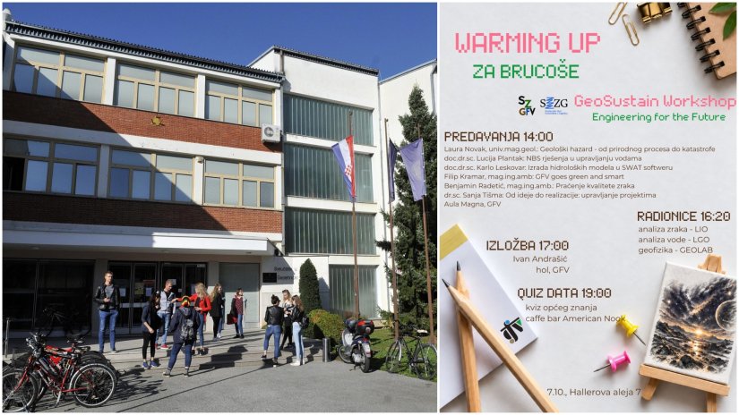 Warming up za bruco&scaron;e na Geotehničkom fakultetu Varaždin