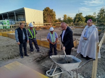 FOTO Polaganjem kamena temeljca počinje izgradnja pastoralnog centra u Vidovcu