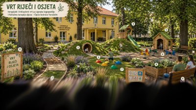&bdquo;Vrt riječi i osjeta&ldquo; - terapijski i senzorni vrt u sklopu Opće bolnice Varaždin