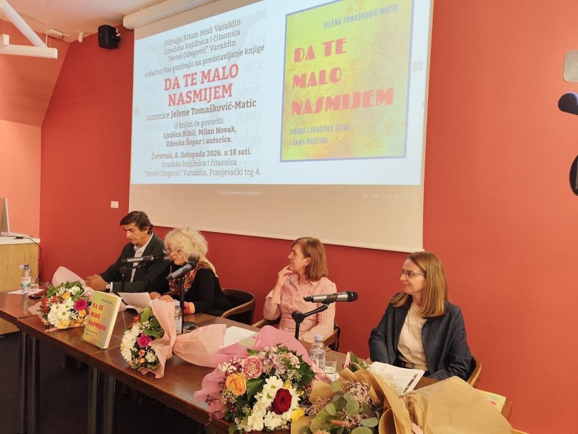 Prepuna knjižnica i mnogo smijeha na predstavljanju knjige Jelene Toma&scaron;ković-Matic