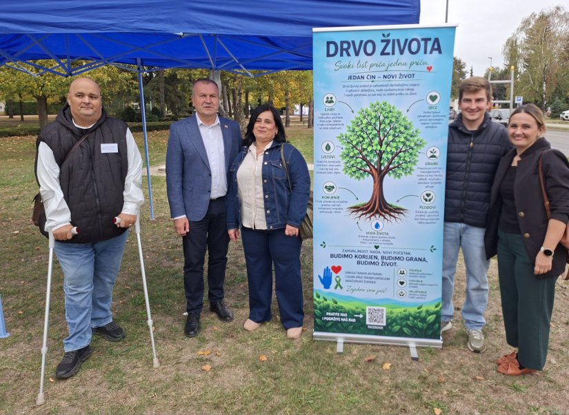U Varaždinu posađeno prvo "Drvo života&ldquo; u znak zahvalnosti donorima organa