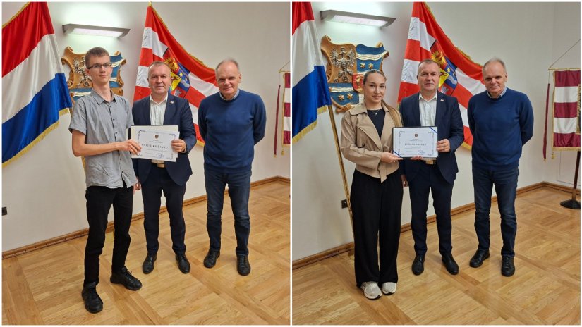Srebro iz matematike i zlato iz boksa: Matej i Lorena ponos su Varaždinske županije