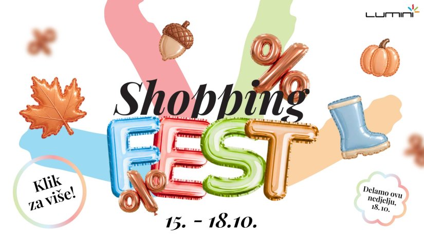 Četiri dana za dobar ulov: Lumini Shopping Fest vraća se s popustima do 70 %