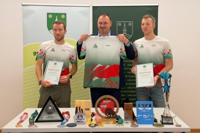 FOTO Novi Marof ponosan je na uspjehe braće Me&scaron;trić i njihov doprinos razvoju atletike u gradu