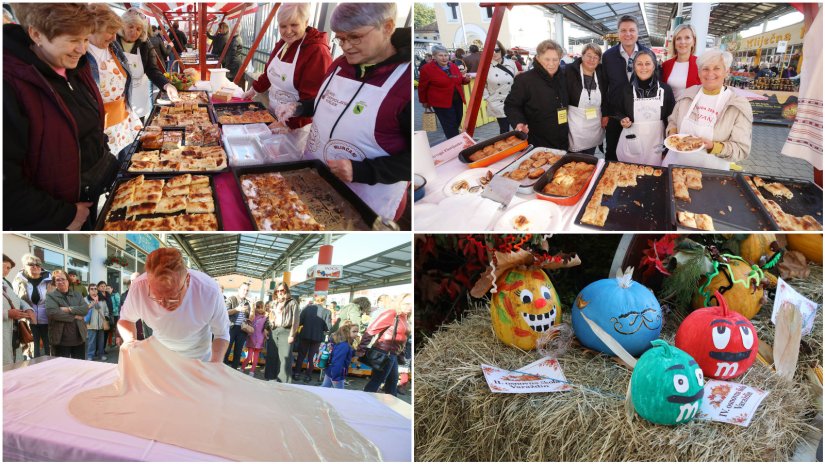 FOTO Varaždinski plac zamirisao na tradiciju: &scaron;trukli, pjesma i &scaron;arenilo jeseni